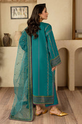 SKC-73 | 3PC Unstitched Suit Lawn Karandi Collection Enchante By Marjjan